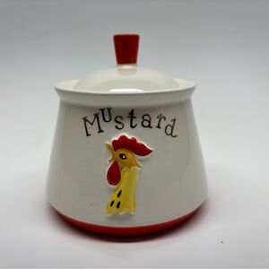 Holt Howard 1962 Mustard Jar With Lid And Spoon (RARE)